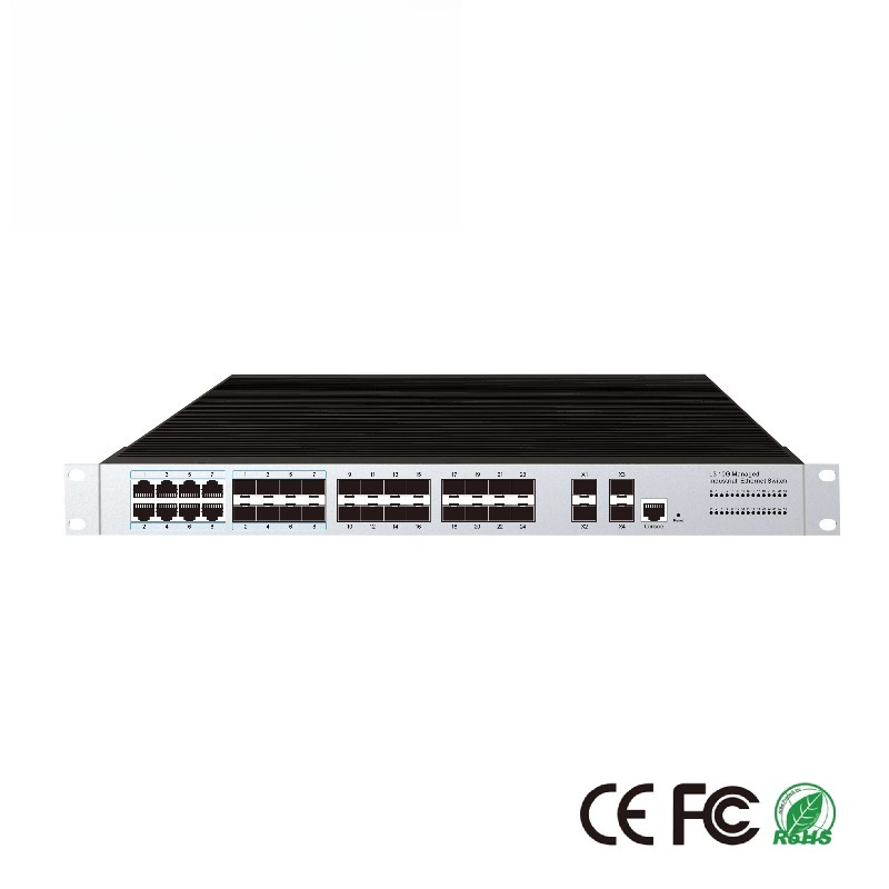 Sfp+ 10G Managed Switch 8 Port - Przemysłowy zarządzany switch Ethernet z 24