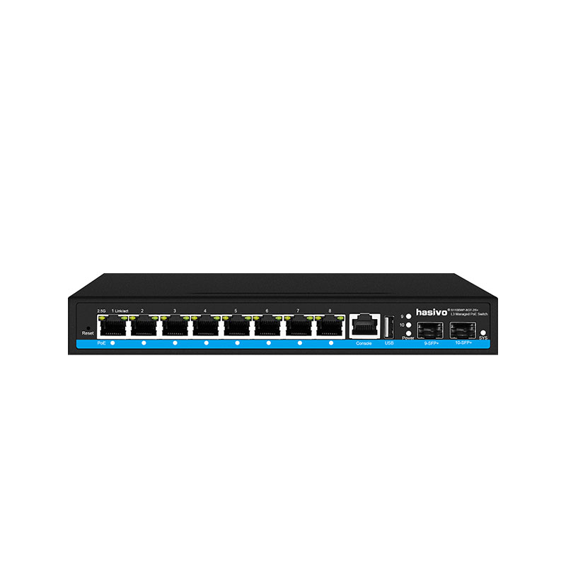 Sfp+ 10G Managed Switch 8 Port - 8-portowy przełącznik L3 zarządzany 2,5 Gps