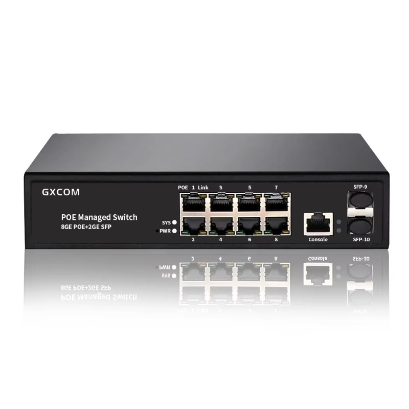 Managed Gigabit Poe Switch 8 Port 802.3At - 8-portowy Gigabitowy przełącznik Ethernet PoE L2