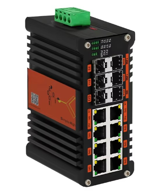 Managed Gigabit Poe Switch 8 Port 802.3At - Przemysłowy przełącznik Ethernet L2+ z 8