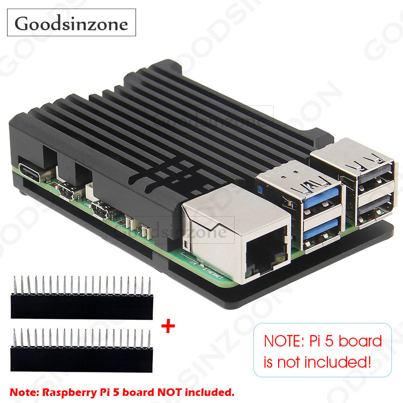 Raspberry Pi 5 8Gb - Aluminiowe etui pancerne Raspberry Pi 5