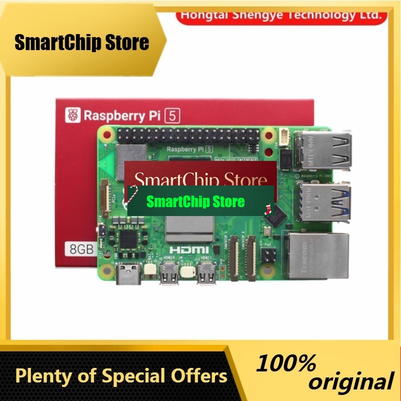 Raspberry Pi 5 8Gb - Oryginalna płytka rozwojowa SmCpNew Raspberry Pi