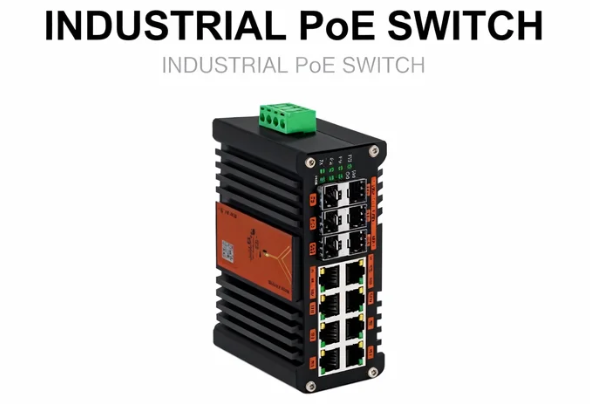 Managed Gigabit Poe Switch 8 Port 802.3At - Przemysłowy przełącznik PoE zarządzalny L2+ 8-portowy