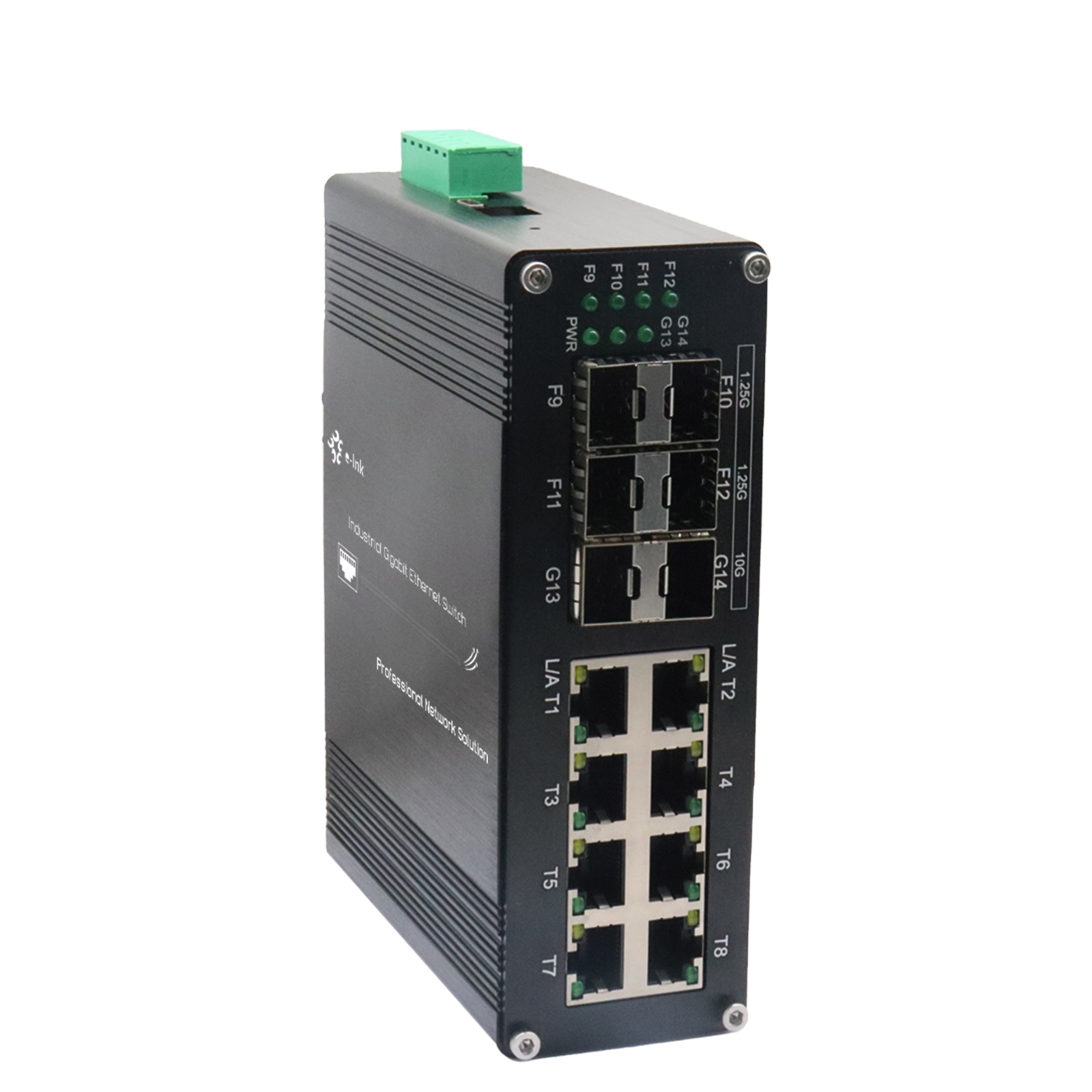 Sfp+ 10G Managed Switch 8 Port - Przemysłowy przełącznik Ethernet L2+ z 8