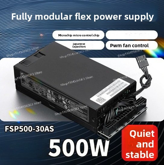 Atx Power Supply 1U Flex 500W - Zasilacz 500W 1U Platinum Flex ATX,