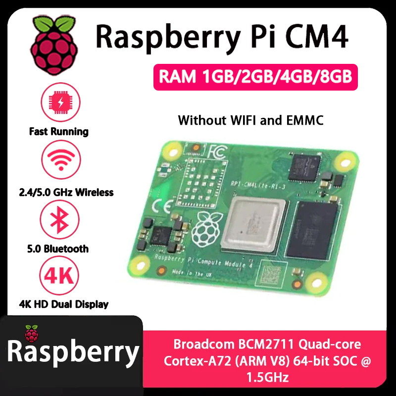 Raspberry Pi CM4 1GB/2GB/4GB/8 – Raspberry Pi Cm4 8Gb Ram 32Gb Emmc Wifi recenzja i cena