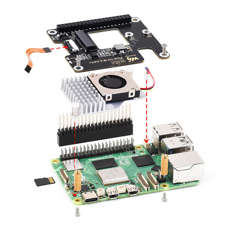 Raspberry Pi5 PCIe do M.2 NVMe – Raspberry Pi 5 8Gb recenzja i cena