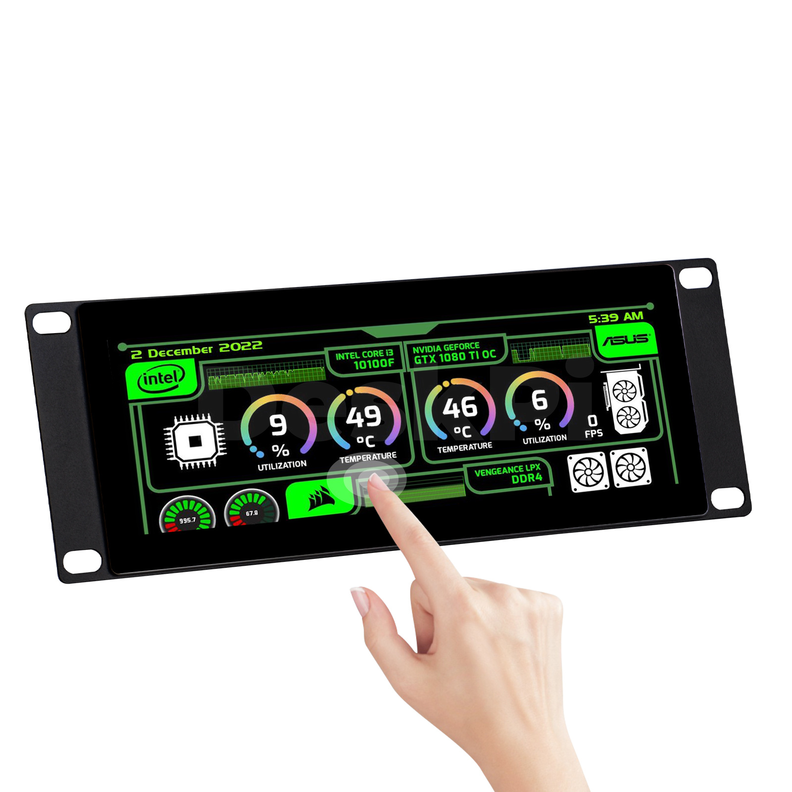DeskPi 7,84-calowy ekran dotyk – Deskpi Super6C recenzja i cena