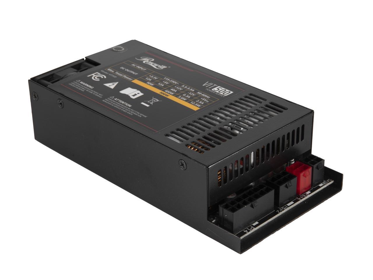 Rosewill VIT 500W, Mini ITX/Fl – Atx Power Supply 1U Flex 500W recenzja i cena