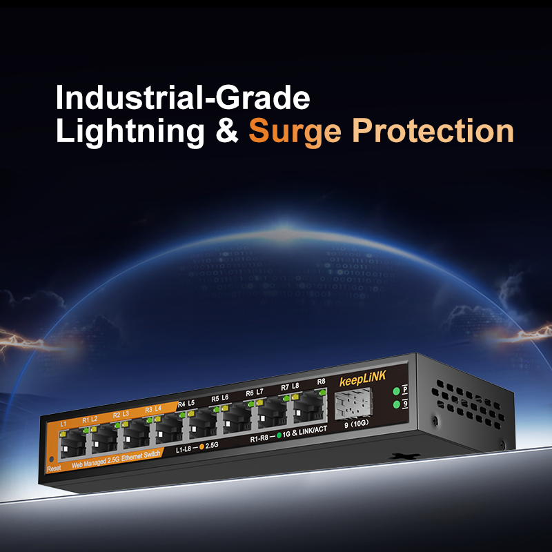 Przełącznik zarządzany KeepLiN – Sfp+ 10G Managed Switch 8 Port recenzja i cena