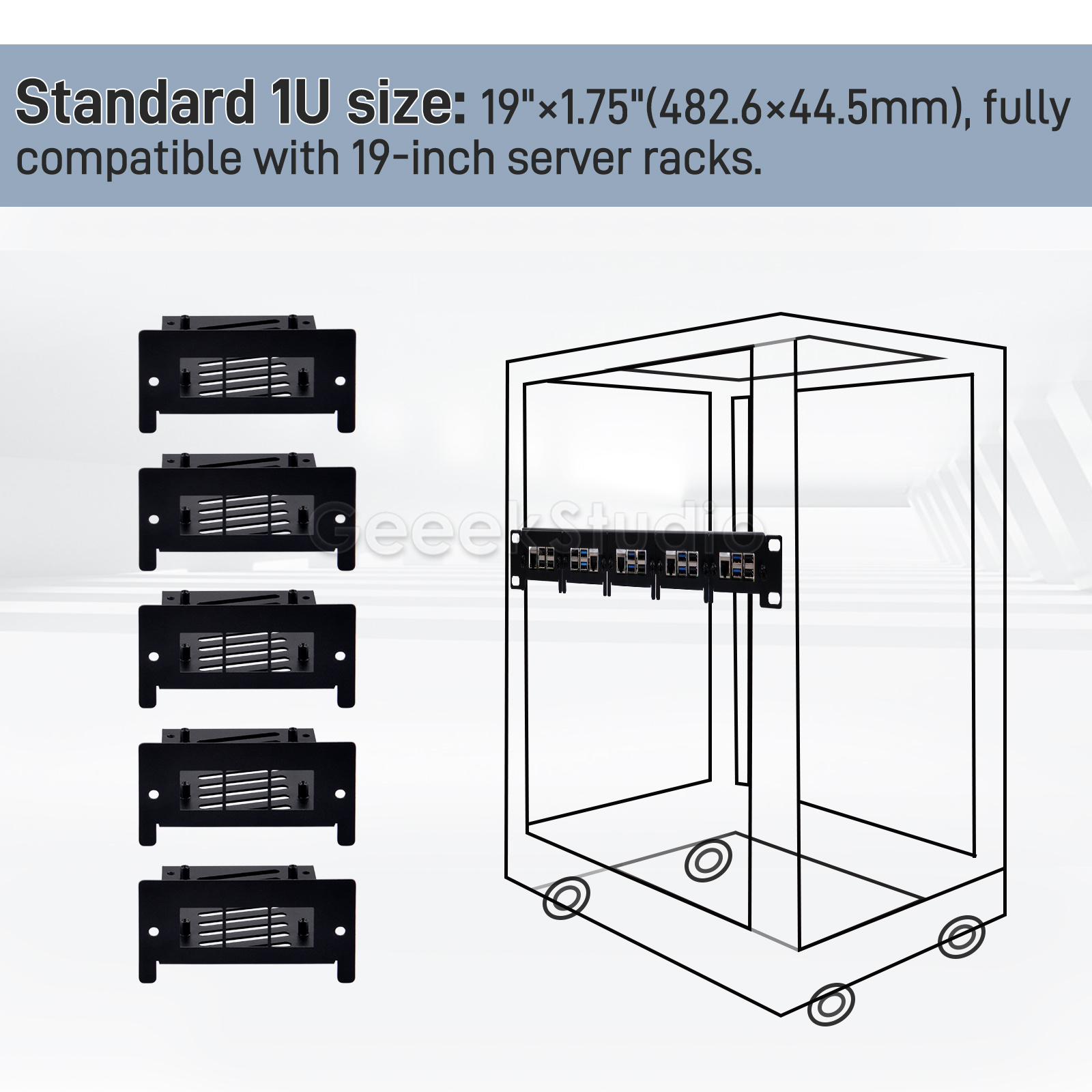 Uchwyt do montażu w stojaku 1U – Deskpi Super6C recenzja i cena