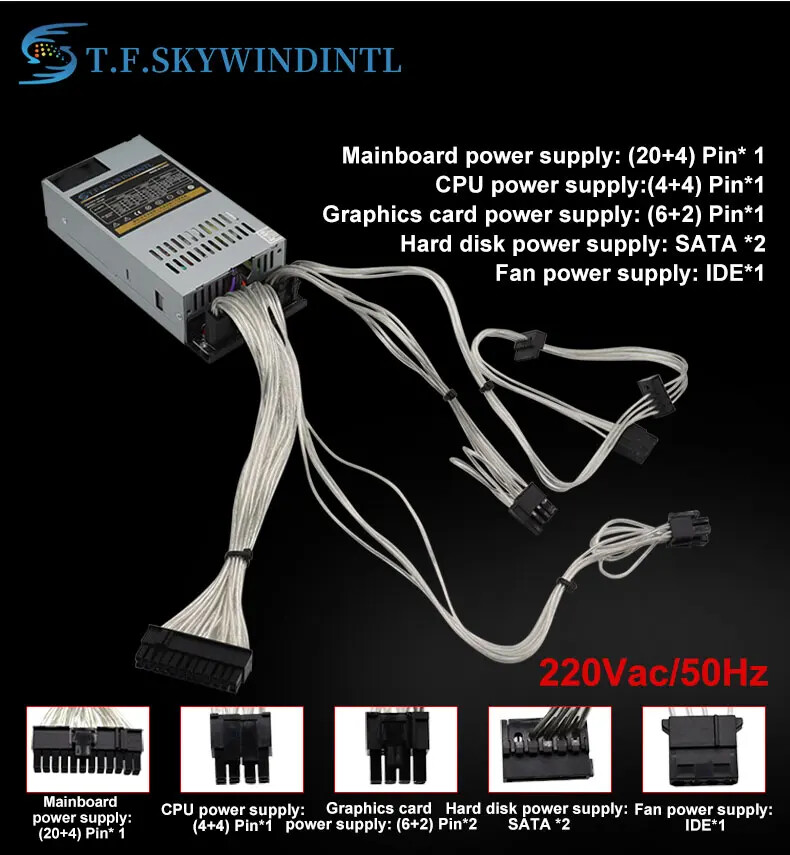 Nowy zasilacz ATX Full Module  – Atx Power Supply 1U Flex 500W recenzja i cena