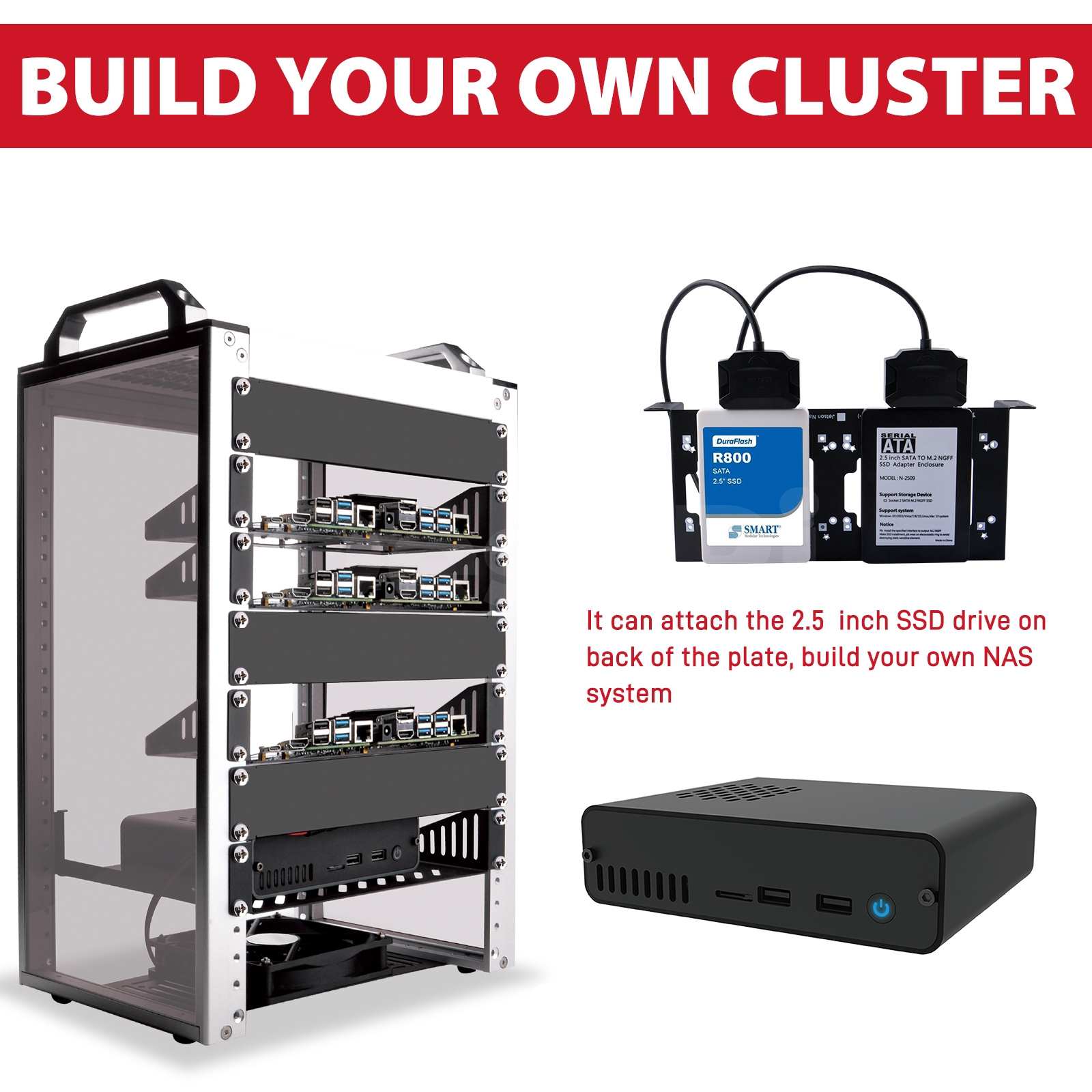 DeskPi RackMate T1 Rackmount,  – Deskpi Super6C recenzja i cena