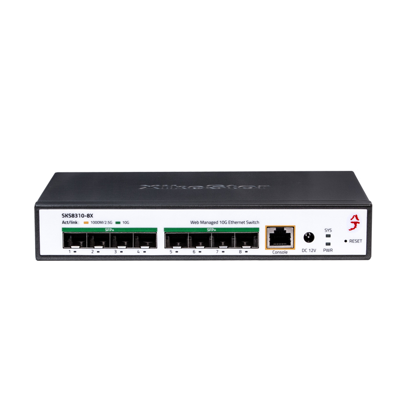 Trójwarstwowy przełącznik Xike – Sfp+ 10G Managed Switch 8 Port recenzja i cena